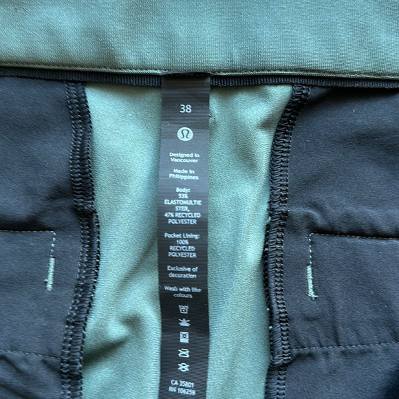 Lululemon Commission pants | size 38” x 31” - Picture 7 of 9